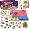 PIBEX Volcano & Ocean Fossil Dig Kit, Dig up 20+ Real Fossils, Rocks, Shells & Sea Snails with Eruption Experiments, Earth Science Geology Kit for Kids, STEM Toy Gift for Boys & Girls Age 6-8-12 view 1