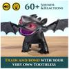 DreamWorks Dragons How to Train Your Dragon, Tame & Train Interactive Toothless with 60 Sounds & Reactions, Kids Toys for Boys & Girls Ages 4 & up view 3