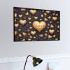 Jigsaw Puzzles for Adults Golden Heart and Love Jigsaw Puzzle with Letters on Back Challenging Game Puzzle Personalized Puzzle Perfect for Puzzle Enthusiasts view 3