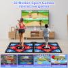 YRPRSODF Dance Mat for Kids and Adults,Double Dance Mats with Camera,Electronic Dance Pad for TV, Dancing mat for Exercise,Plug& Play Game for Kids,Gifts for Girls Boys Ages 3+ view 4
