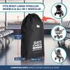 Bramble 45" Gate Check Stroller Bag for Airplane - Drawstring Closure, ID, Padded Adjustable Strap - Baby Buggy Stroller Travel Bag for Airplane Travel (Black) view 3