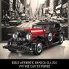 Mould King 10114 Classic Car Building Blocks Model, 1308 Pieces Vintage Car Model Toy, Creative Idea Vehicle Collectible for Adult view 2