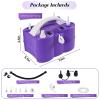 100Pcs Chrome Pink Balloon with Air Pump Electric Set, 3-in-1 Air Pump for Inflatables and Balloon Portable Balloon for Latex 260q Foil Balloon AC 110V Inflator Deflator for Pool Floats Air Mattress view 2