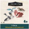 DreamWorks Dragons, 5-Pack Dragon Catcher Set with Hiccups Mangler Net Launcher, Kids Toys for Boys & Girls Ages 4 and up view 3