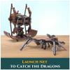 DreamWorks Dragons, 5-Pack Dragon Catcher Set with Hiccups Mangler Net Launcher, Kids Toys for Boys & Girls Ages 4 and up view 4