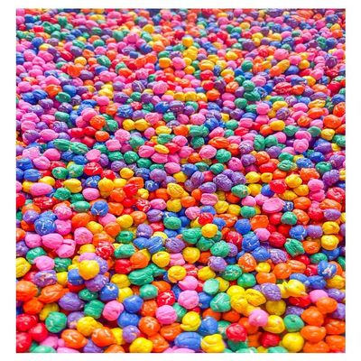 Colored Chickpeas for Sensory Play and Sensory Bins - Many Different Seasonal Colors (4 Cups, Rainbow)