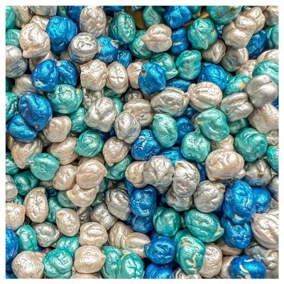 Colored Chickpeas for Sensory Play and Sensory Bins - Many Different Seasonal Colors (4 Cups, Winter 1)