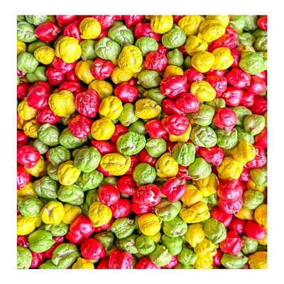 Colored Chickpeas for Sensory Play and Sensory Bins - Many Different Seasonal Colors (4 Cups, Apples)
