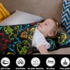 Toddler Nap Mat/Removable Pillow -Black Game- Carry Handle with Straps Closure,Toddler Nap Mat Extra Large 50 in*20 in Boys Sleeping Mat Nap Mat for Preschool Kindergarten, Sleeping Bag view 3