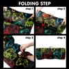 Toddler Nap Mat/Removable Pillow -Black Game- Carry Handle with Straps Closure,Toddler Nap Mat Extra Large 50 in*20 in Boys Sleeping Mat Nap Mat for Preschool Kindergarten, Sleeping Bag view 4