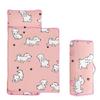 Toddler Nap Mat/Removable Pillow -Pink Dog- Carry Handle with Straps Closure,Toddler Nap Mat Extra Large 60 in*20 in Boys Sleeping Mat Nap Mat for Preschool Kindergarten, Sleeping Bag view 1