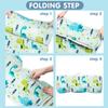 Toddler Nap Mat/Removable Pillow -Dinosaurs- Carry Handle with Straps Closure,Toddler Nap Mat Extra Large 60 in*20 in Boys Sleeping Mat Nap Mat for Preschool Kindergarten, Sleeping Bag view 4
