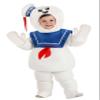 Fun Costumes Toddlers Deluxe Stay Puft Marshmallow Man Halloween Costume - Ghostbusters Theme Outfit - 2T - White view 1