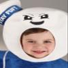 Fun Costumes Toddlers Deluxe Stay Puft Marshmallow Man Halloween Costume - Ghostbusters Theme Outfit - 2T - White view 3