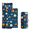 Toddler Nap Mat/Removable Pillow -Sports- Carry Handle with Straps Closure,Toddler Nap Mat Extra Large 50 in*20 in Boys Sleeping Mat Nap Mat for Preschool Kindergarten, Sleeping Bag view 1