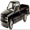 1992 Chevy 454 SS Pickup Truck Black 1/24 Diecast Model Car by Motormax 73203bk view 2