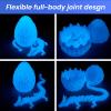 LEWELLRY 15" 3D Printed Dragon Egg,Christmas Birthday Toys, Stocking Stuffers Gift, Articulated Crystal Cool Fidget Dragon for Girls Boys Kids Ages 3,4, 5, 6,7, 8,9,10,11,12 Years Old view 2
