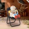 Alipis 5pcs Miniature Chair Phone Holder Folding Chair Design for Dollhouse Decor and Creative Phone Stand Realistic Look for Dollhouse Accessories view 2