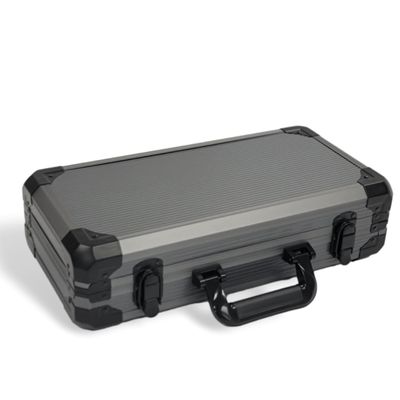 MRC POKER Deluxe Poker Chip Case Gray (300 Chips Capacity)