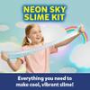 Elmers Neon Sky Slime Kit, Includes Transparent Color Liquid Glue, Crunchy and Cherry Limeade Scented Activators, 4 Piece Kit - Perfect for Birthday Parties, Gift Idea, Kids Activity view 2