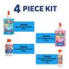 Elmers Neon Sky Slime Kit, Includes Transparent Color Liquid Glue, Crunchy and Cherry Limeade Scented Activators, 4 Piece Kit - Perfect for Birthday Parties, Gift Idea, Kids Activity view 3