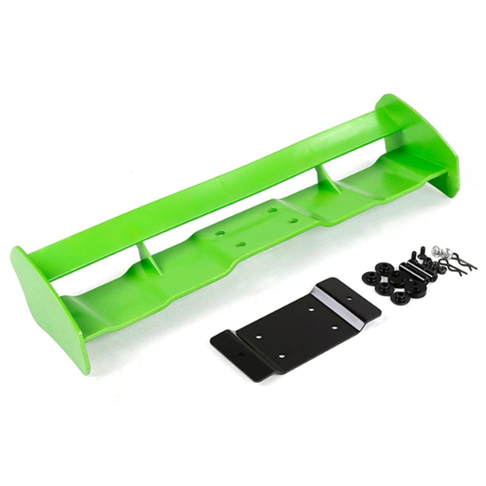 FLMLF Plastic Rear Wing Tail Kit for 1/5 Hpi Km ROVAN Baja 5b Buggy Rc Car Toys Parts (Green)