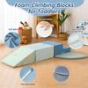 CAPAKIDS Large 4 Pcs Toddler Climbing Toys Indoor, Foam Blocks with Velcro, Classic view 2