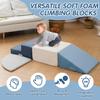 Large 4 Pcs Climbing Toys for Toddlers 1-3 Inside, Oderless & Skin-Friendly Toddler Climbing Toys Indoor, Foam Climbing Blocks for Toddlers with Velcro to Keep Them Together Ideal Gift view 3