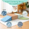 Large 4 Pcs Climbing Toys for Toddlers 1-3 Inside, Oderless & Skin-Friendly Toddler Climbing Toys Indoor, Foam Climbing Blocks for Toddlers with Velcro to Keep Them Together-Ideal Gift view 2