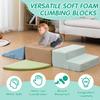 Large 4 Pcs Climbing Toys for Toddlers 1-3 Inside, Oderless & Skin-Friendly Toddler Climbing Toys Indoor, Foam Climbing Blocks for Toddlers with Velcro to Keep Them Together-Ideal Gift view 3