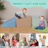 Large 4 Pcs Climbing Toys for Toddlers 1-3 Inside, Oderless & Skin-Friendly Toddler Climbing Toys Indoor, Foam Climbing Blocks for Toddlers with Velcro to Keep Them Together-Ideal Gift view 4