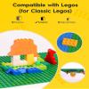 Pokiiulk Classic Green Baseplates, 32x32 Studs Square Base Plates for Play or Display Bricks Creations, Compatible with Classic Legos, 10" x 10", Pack of 2, Perfect for Grass or Nature Landscapes view 4