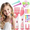 Automatic Hair Braiding Machine  DIY Hair Salon Toys for Girls with Braider, Beads, Wig & Accessories - Kids Hair Styling Tool Toy Set, Christmas Birthday Toys Gifts for Girls Age 5 6 7 8-12 view 1
