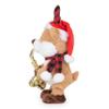 Cuddle Barn - Jazzy Antlers | Animated Christmas Saxophone Playing Reindeer Plush Toy, 14 inches, Brown view 3