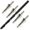 RcarmubWow RC Shock Towers &Shock Cap Protector &Shock Standoff Upgrades Part for 1/8 Typhon 6S BLX,Carbon Fibre Front Rear Shock Towers Alloy Aluminium Shock Cap,Titanium view 4