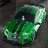 Authticar RC Drift Car, 1:14 Remote Control Car Electric 4WD Drift RC Cars Vehicle 30km/h High Speed Sport Racing RC Drifting Car with Cool Lights Gifts Toy for s Teen Adults(Green, 2 Batteries) view 3