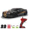 Authticar RC Drift Car, 1:14 Remote Control Car Electric 4WD Drift RC Cars Vehicle 30km/h High Speed Sport Racing RC Drifting Car with Cool Lights Gifts Toy for s Teen Adults(Black, 2 Batteries) view 1