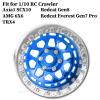 RcarmubWow RC Alloy 2.2 Beadlock Wheels for 1/10 SCX10 Capra AMG 6x6 TRX4 Red cat Gen8 Everest Gen7 Pro RC Crawler,Alunium 2.2 Beadlock rc Wheels 2.2 Beadlock Rims,4pcs,Navy Blue view 2