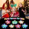 28 Pack LED Light Up Fidget Spinner Bracelets, Halloween Party Favors for Kids 4-8 8-12 Glow in The Dark Party Supplies Treasure Box Toys for Class Birthday Gifts Xmas Stocking Stuffers for Teens view 3