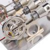 4 Cylinder Stirling Engine Miniature Hot Air Generator Physics Lab Teaching Model view 4