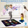 SUNLIN Light Up Dance Mat for Boys Girls Ages 3 4 5 6 7 8, Fun Toy Gift w/ 9 Light Up Keys & Bluetooth, Interactive Music Pad w/ 4 Game Modes & Adjustable Volume, Birthday Gift for Kids 3-12 view 4