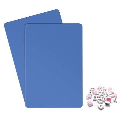 4 Pcs Mahjong Shufflers & Tile Mixer Set - Quick Shuffling, Protect Nails & Tiles, for Women Players, Travel & Game Nights (Blue)