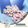 4 Pcs Mahjong Shufflers & Tile Mixer Set - Quick Shuffling, Protect Nails & Tiles, for Women Players, Travel & Game Nights (Blue) view 3