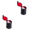 Abaodam 2sets Leather Dice Cup Lids Professional Dice Container and Pu Leather Material for Board Games and Family Fun Easy to Clean and Noise-reducing Design view 1