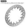 RcarmubWow RC Metal 1.9 Beadlock Wheels Replacement Ring for 1/10 Crawler RC Car TRX4 SCX10 90046 90047,Alloy 1.9" Beadlock Rims Replacement Ring,4pcs,Silver view 2