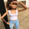 BQ-Power  Basic Tank Top for 11.5" 1/6 Scale Fashion Dolls, / 18. Lime Hook-and-Loop Closure view 3