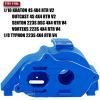 RcarmubWow RC Alloy Center Transmission Box Upgrades Part for 1/101/10 Kraton/Outcast 4S V2,Senton/Vorteks 223S V4,1/8 Mojave 4S BLX,Typhon 223S V4,Aluminium Center Gear Box Hops Up,Navy Blue view 2