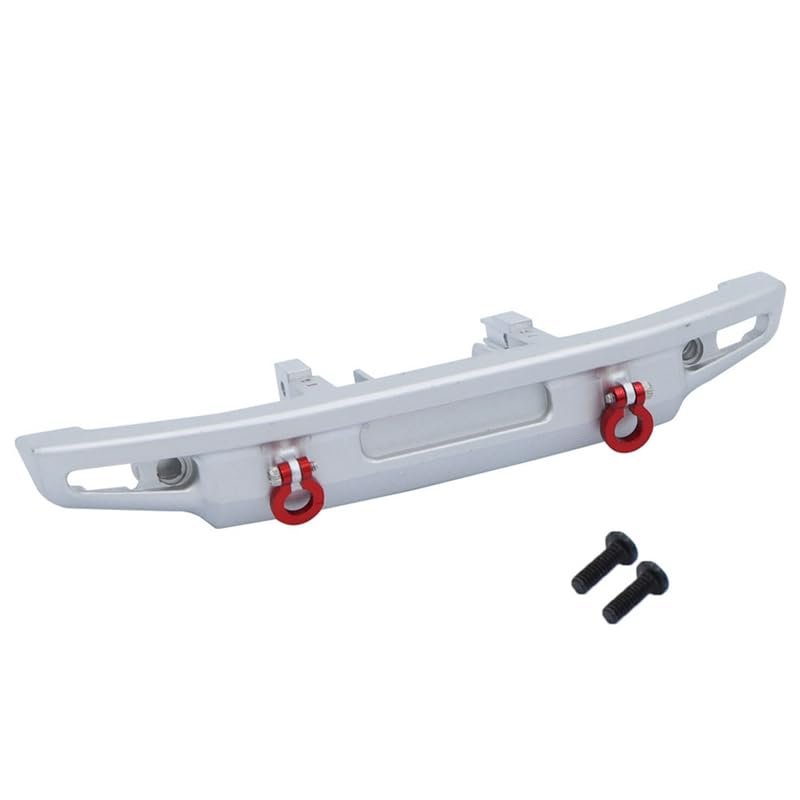 Malockos Front Bumper With Tow Hook 9735 For Malockos4M Malockos-4M Bronco 1/18 RC Crawler Car Upgrade Parts OP Accessories 1 - (Color: WHITE)