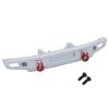Malockos Front Bumper With Tow Hook 9735 For Malockos4M Malockos-4M Bronco 1/18 RC Crawler Car Upgrade Parts OP Accessories 1 - (Color: WHITE) view 1