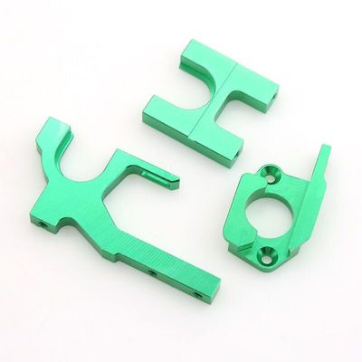 Krixis Metal Motor Mount Base Bracket Holder Center Gear Mount Set for Krixis 104001-1895 1896 1897 1/10 RC Car Upgrade Accessories - (Color: Full set Green)